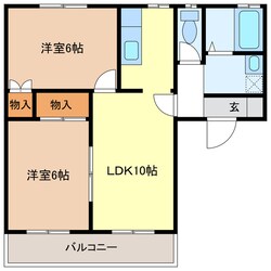 セントラルリバーⅡの物件間取画像